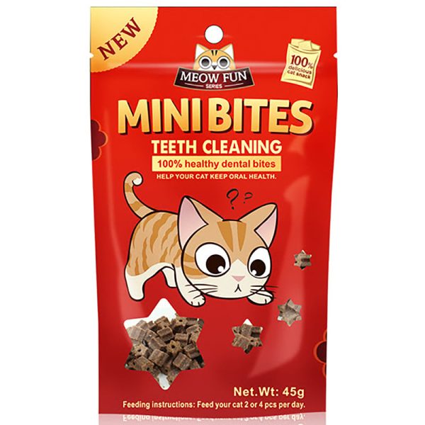 Bánh thưởng cho mèo làm sạch răng MEOW FUN Teeth Cleaning