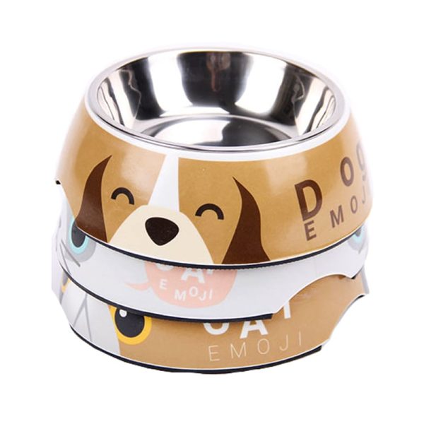 Bát ăn inox cho chó mèo BOBO Melamine Inox Bowl 3056