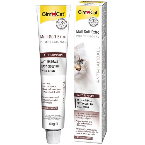 Gel dinh dưỡng cho mèo trị tiêu búi lông GIMCAT Malt-Soft Extra