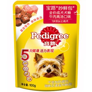 Pate cho chó nước sốt vị thịt bò PEDIGREE Pouch Beef