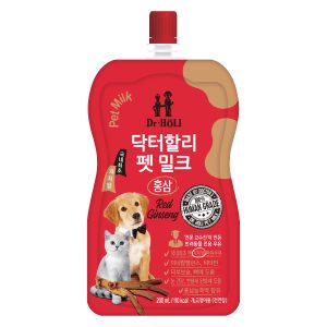 Sữa tươi cho chó mèo ít béo DR HOLI Pet Milk Red Ginseng